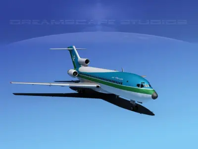 Boeing 727-100 Air Florida 3D model