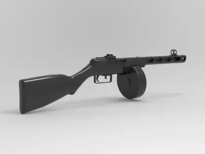 ppsh-41 3D model