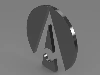 Ariel Logo 3D model