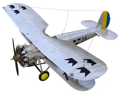 Bristol Bulldog Mk-II 3D model