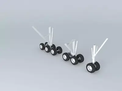 Landing Gear Free 3D model