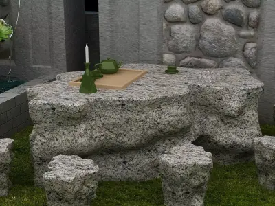 Zen Garden 3D model