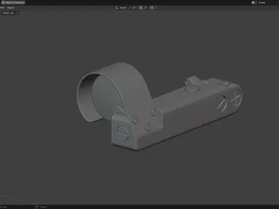 OPK Reflex Sight highpoly 3D model