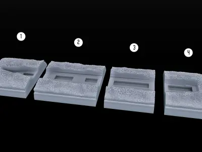 Aircraft Carrier - USS George H W Bush CVN-77 - Nimitz - 3D print model