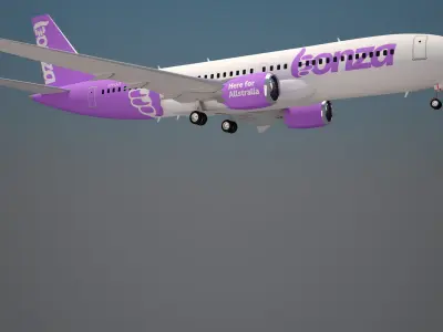 Bonza Air Boeing 737 Max 8 3D model