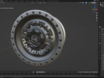 Black Rhino Abrams TEXTURED MATTE GUNMETAL 3D model