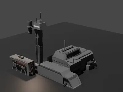 Military Base 3D model 3D model