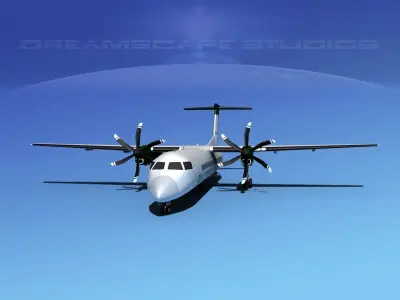 Dehaviland DHC-8 400 Paladino Charters 3D model