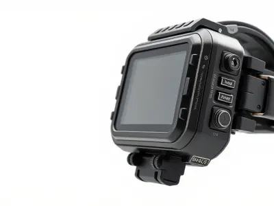 Tactical Smartwatch Model Pack featuring Rugged Design Low-poly 3D model