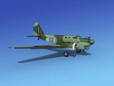 Douglas B-18A Bolo V14 3D model