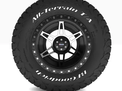BFGoodrich All-Terrain TA KO2 Tire 3D model