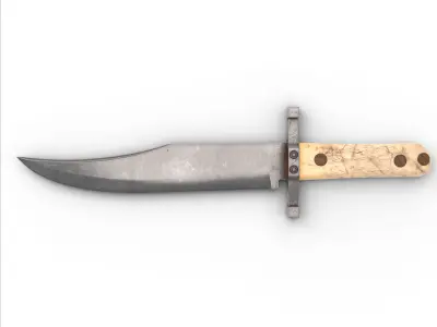 Theatre made ww2 bowie Low-poly 3D model