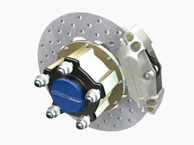 Mark Williams Brake Disc Low-poly 3D model