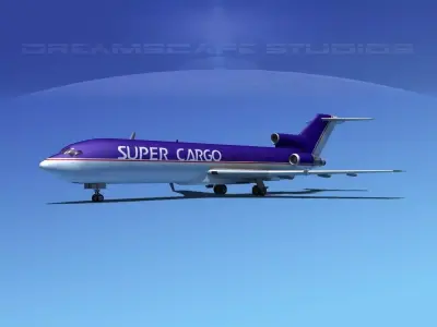 Boeing 727-200 Super Cargo 3D model