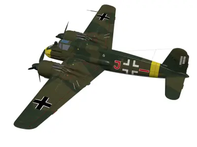henschel hs129b2 3D model