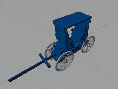 buggy lego model 3D model