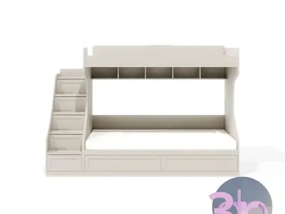 Bunk bed Lucia Free 3D model