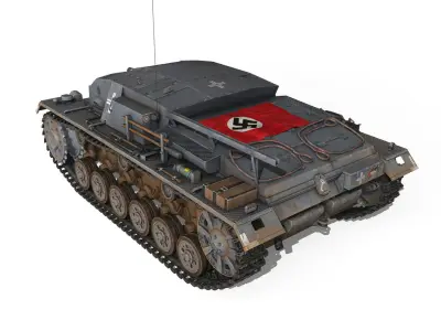 StuG III - Ausf A - LAH 3D model