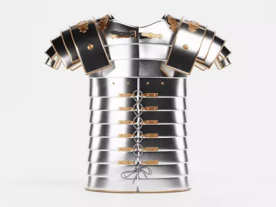 Lorica Segmentata - Roman Armor Equipment 3D model