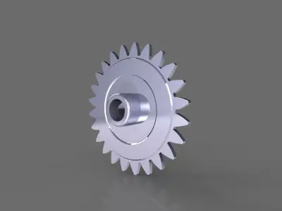 bicycle sprocket Involute teeth 3D model