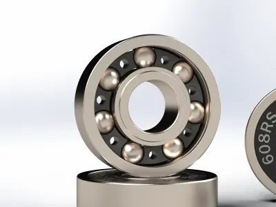 Bearing 608 3D model