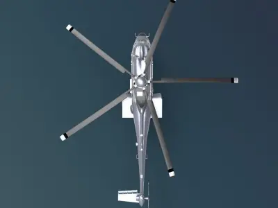Airbus Helicopters H225 Super Puma 3D model