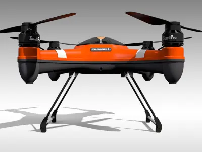 SplashDrone 3 Plus Base Platform 3D model