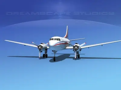 Martin 404 Executive 1 3D model