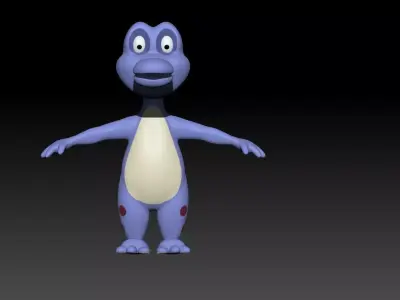 MIni Small crocodile animal 3D model