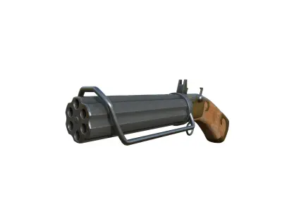 Percys Gun Vox Machina Low-poly 3D model