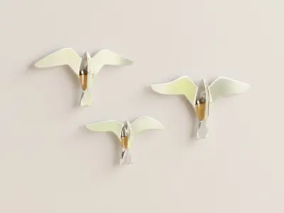 Seagulls Set 3D model