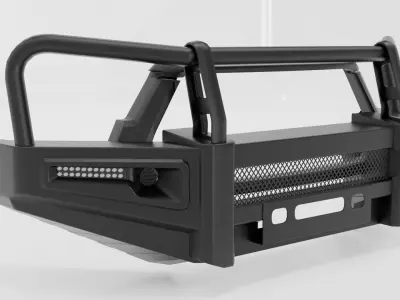 BUMPER CUSTOM FOR TOYOTA HILUX 3D model