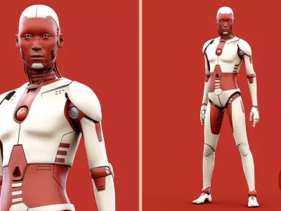 i-HOMO 10 RIGGED 3D model