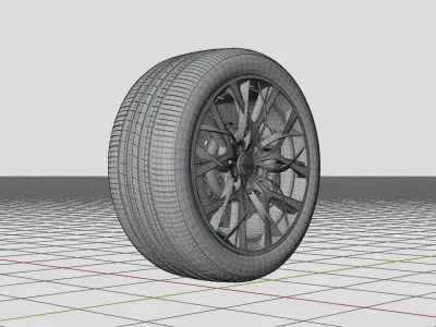 Aston Martin DBX Straight 6 2020 Wheel 3D model
