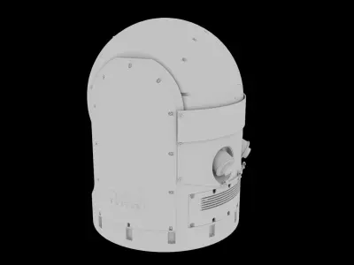 RASID gyro turret 3D model