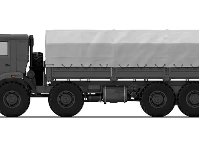 Kamaz 63501 Mustang 2016 3D model