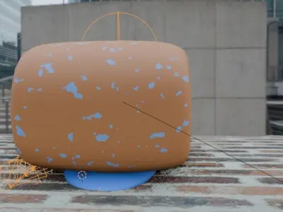 SNAIL MADE IN BLENDER FULLY RIGGED 3D model