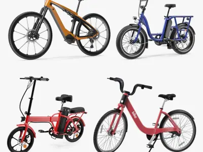 Electric Bikes Collection 2 3D model