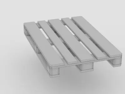 Wood Pallet Free 3D model