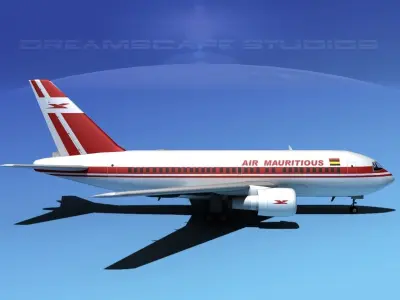 Boeing 767-100 Air Mauritus 3D model