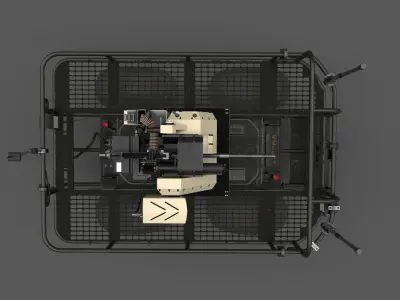 Probot Pitbull RWS Low-poly 3D model