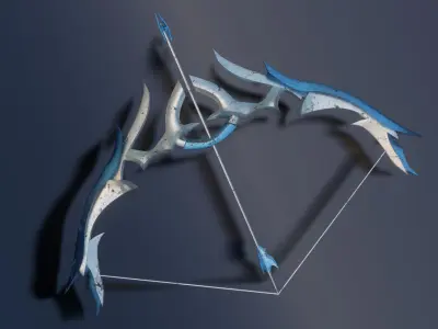 Fancy Bow - Project Files Free low-poly 3D model