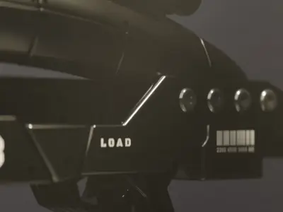 Mass Effect M8 Avenger assault rifle 3D model