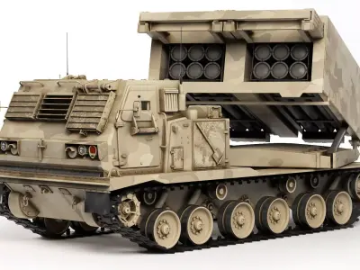 MLRS M270 A1 1998 3D model