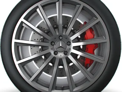 Mercedes GLE 130 wheel 3D model