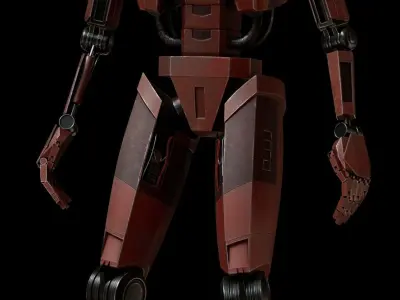 HK-47 KOTOR Low-poly 3D model