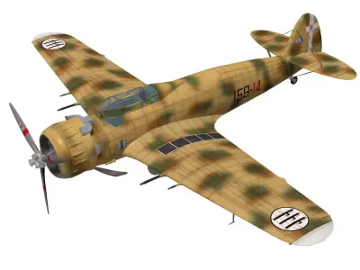 breda ba65 A80 3D model