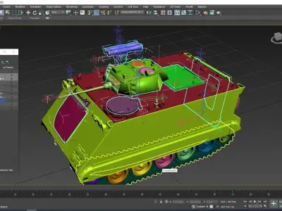 M-113 APC Carrier 3D model