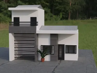 HomeNavoo modern house plans philippines 3D model