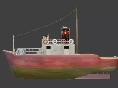 vessel boat 3D model